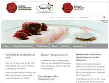 Tablet Screenshot of norgescup.com